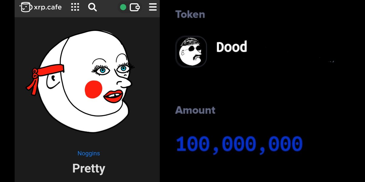Doubling down on $dOOd 😎

Extra Valentine's Giveaway 💞

Win a "Pretty" Noggin #XRPNFT &amp; 100,000,000 $dOOd 🎉

♥️ Like + 🔄 Retweet
👣 Follow <a href="/UberSlim/">UberSlim</a> &amp; <a href="/DOODXRPL/">$dOOd ™</a>
&amp; as I'm more needy 😉
tag some #Doods too! 🍻

Happy Valentine's Day #XRPCommUnity! 🌹
🔋