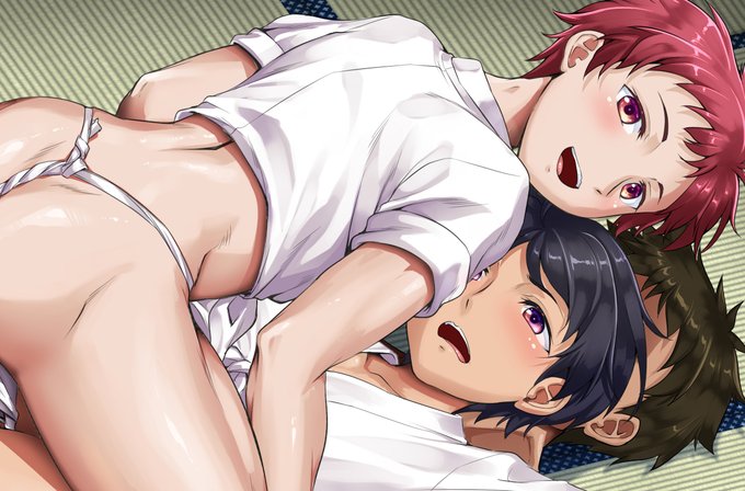 バレン…褌の日!!!(洗脳済み
というワケでファンティアにてskebで描かせて頂いた
褌少年サンドイッチ絵をアップしました
頂いたキャラ設定が結構女性向けというか大人っぽい子だったんで中々大変でしたw 