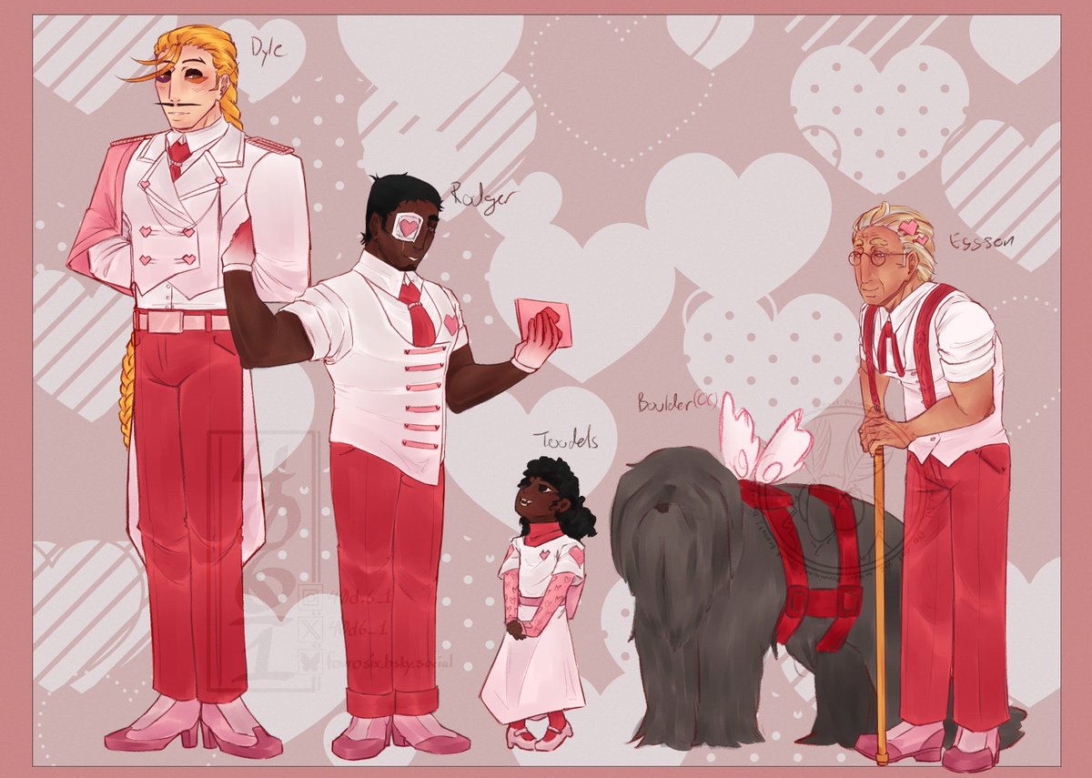 40d6_1's tweet photo. IDk i may speed run smt else hue hue for Valentines, but have this :3
Sponsord by this image i got form somewhere idk i refound it bruh ToT
#valentinesday #dandysworld #dandysworldart #dyle #rodger #eggson #toodels #oc #art #valentinesart #cute https://t.co/pk5Y60AuBy