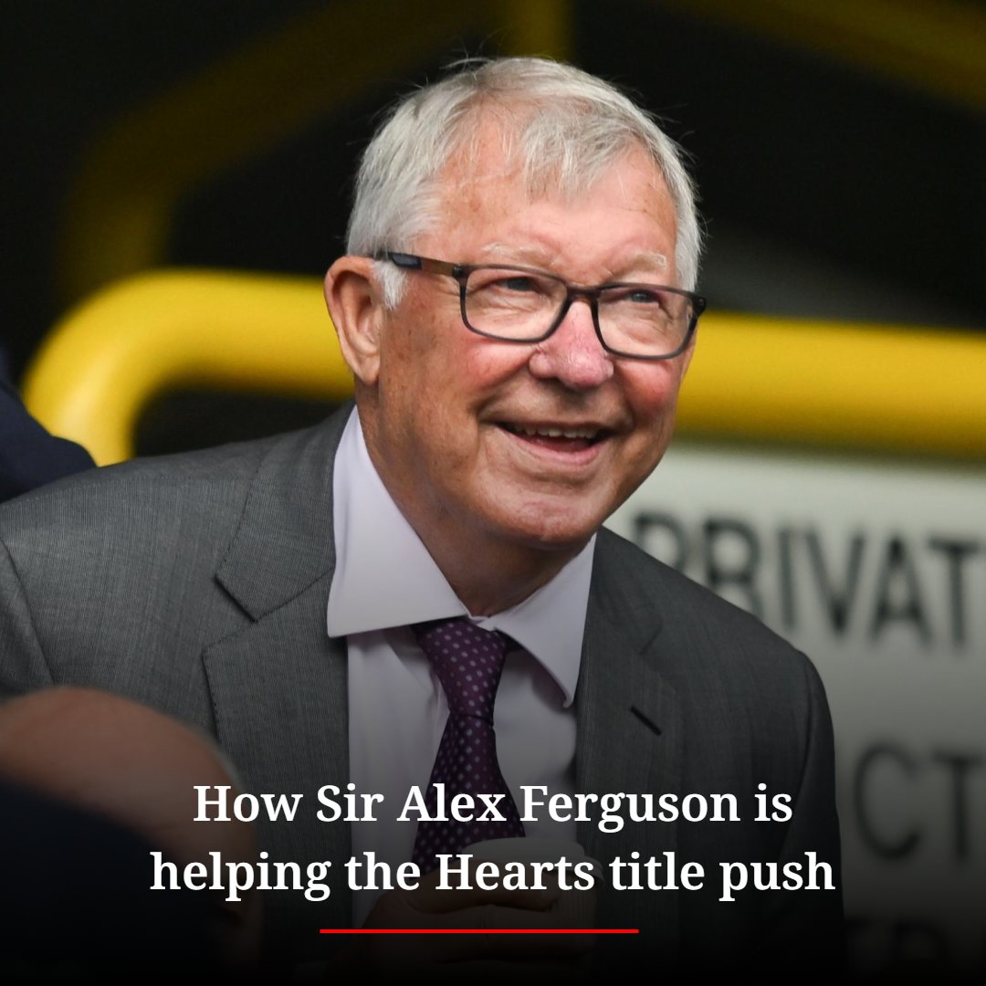 HeartsStandard_'s tweet image. One-time Hearts managerial target Sir Alex Ferguson has taken a keen interest in the club's title push.

The legendary manager has been a sounding board for Derek McInnes.

🗣️ "He watches forensically, so I feel as if I've got a real supporter there."

🔗 onlrl.co/n4k6v9