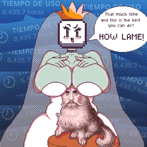 The time invested torments me before using the damn thing each time 💢💢

#pixelart | #ドット絵 |#aseprite