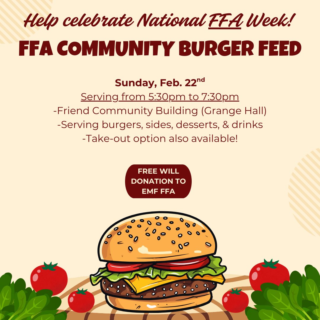 emf_ffa's tweet photo. Hope you can join us to celebrate FFA Week! https://t.co/TDvL6i0mcI
