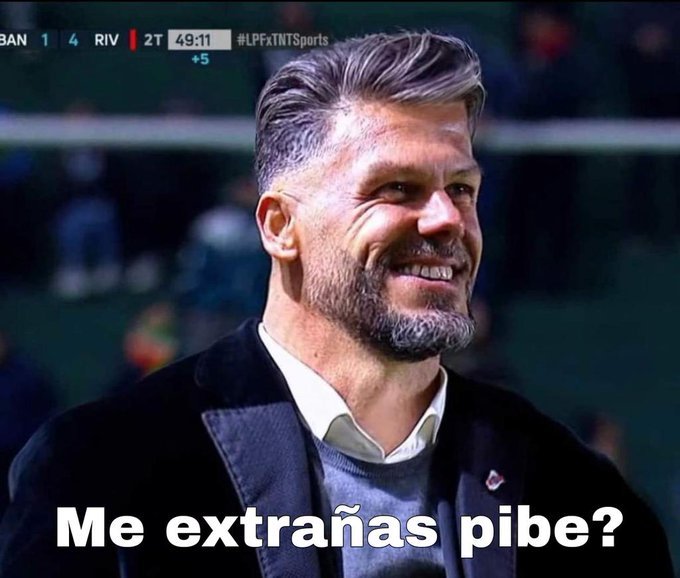 soysp4050's tweet photo. @AntiTrainer56 BOEEE. Así está Demichelis chicos?? https://t.co/CbAsG34oqT