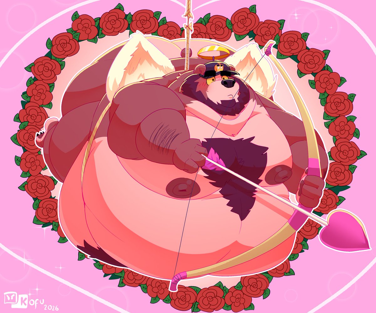 Maybe it was too much chocolate... 
Will you bring me more? 🐻♥️

Happy Valentine's day! ⭐❤️