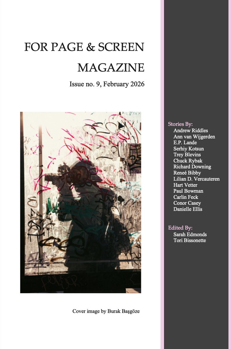 For Page And Screen—Issue 9 Out Now! tweet media
