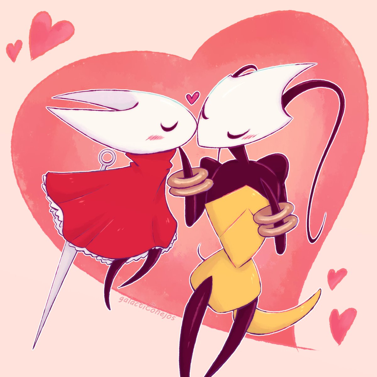 Valentine's day love bugs💘
#silksongfanart #Shakra #Hornet