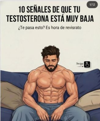 CodigoMental777's tweet photo. Si TIENES 3 o MAS de estas señales…
tu testosterona está baja y te está robando energía, fuerza, confianza y ganas de vivir.
10 señales claras que casi ningún hombre quiere aceptar.
Léelo hasta el final, hermano. 👇 💪 https://t.co/20hM28eDH5