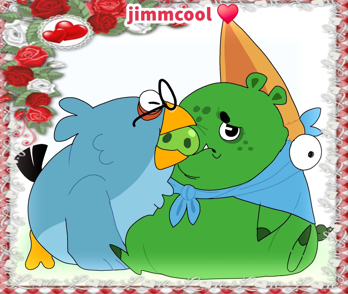 I think they like eachother 
#angrybirds #peckapalooza