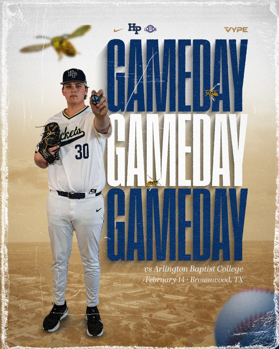 hputxbaseball's tweet photo. Game Day!!
 Home Opener
🆚: Arlington Baptist
⏰: 3:00pm &amp; 5:00pm (subject to change due to weather)
🗺️: Brownwood High School
💻: https://t.co/DINpYFzRGt https://t.co/dQhVRitF5f