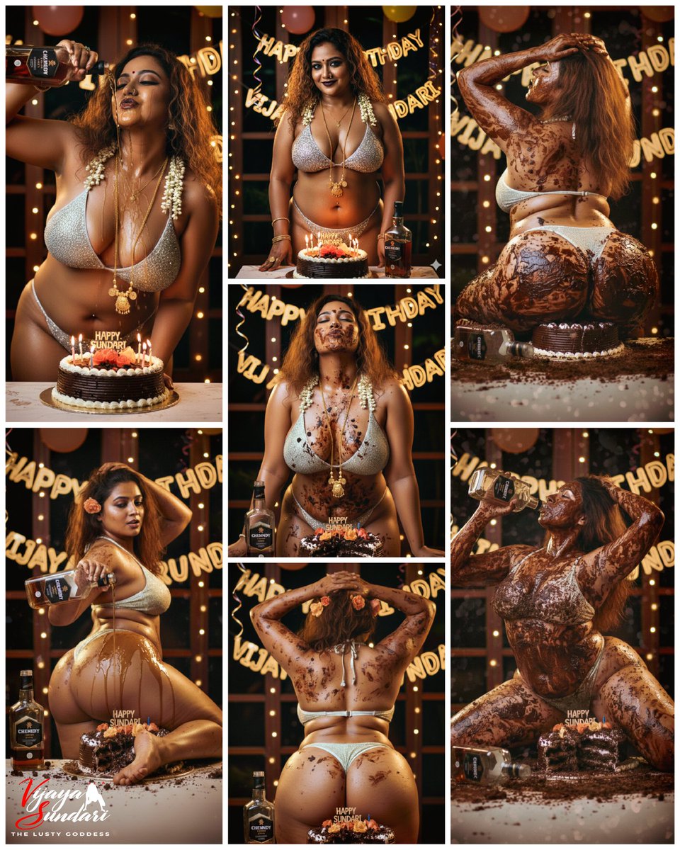 A queen doesn't just celebrate; she reigns👑 Turning a year older never looked this delicious.
Chocolate, spirits, and a whole lot of skin—I’m serving the ultimate birthday menu and I don’t plan on sharing🎂✨
#VS ​#BirthdayVixen #VijayaSundari #GoddessVibes #CakeAndWhiskey