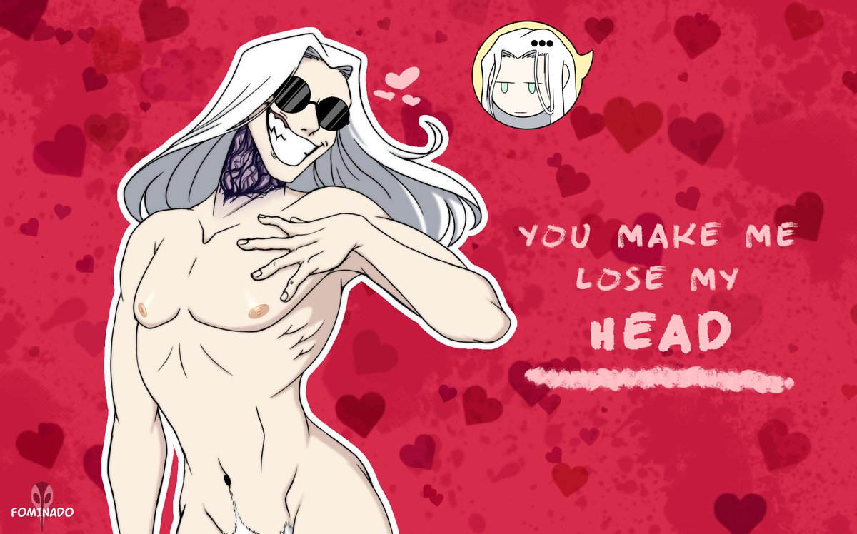 Fan fact - in their story there is a thing, that Gaz cursed Iser so his head just EXPLOED!
Thats why he says such words lol

Valentine to oc of one my dear friend 

#dnd #dndoc #ValentinesDay2026 #ValentinesDay  #oc