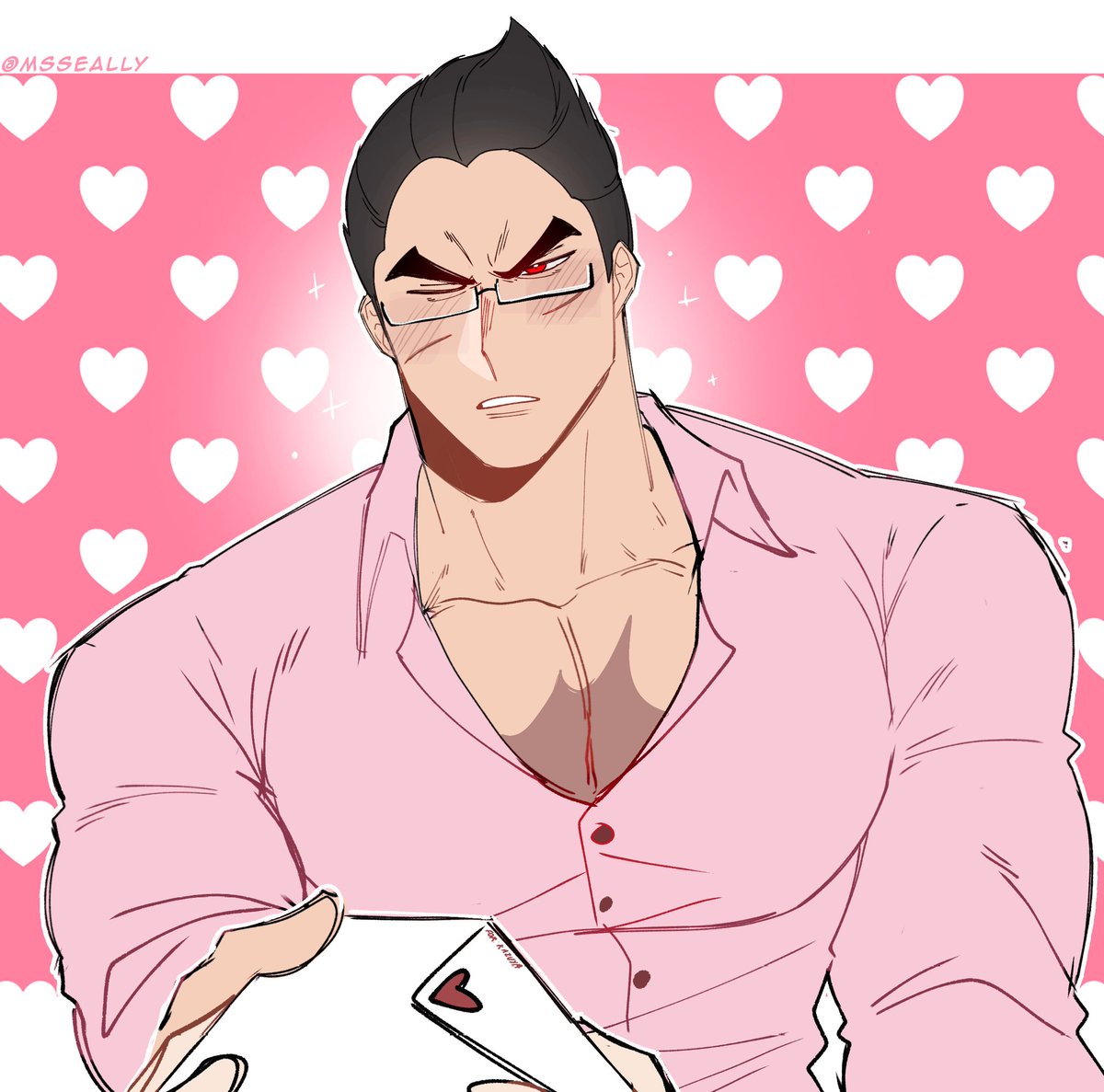 Happy Valentines Day!💖🩷 #KazuyaMishima