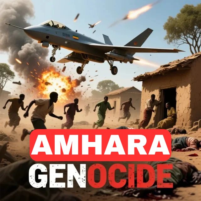 While #AUSummit leaders discuss Africa’s future in Addis Ababa, drone strikes rain on Debre Tabor one of Ethiopia’s largest cities. Civilians killed, homes destroyed, power cut.  Silence is complicity. #AmharaGenocide #WarOnAmhara
<a href="/antonioguterres/">António Guterres</a> <a href="/_AfricanUnion/">African Union</a> <a href="/AUC_MoussaFaki/">Moussa Faki Mahamat</a>