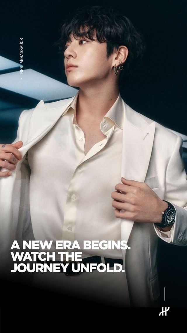 Jungkook, a bold artist who delivers precision, creativity &amp; authenticity in every performance. Bridging music and watchmaking. 
JUNGKOOK FOR HUBLOT
#JUNGKOOKxHUBLOT
#JUNGKOOKForHUBLOT
x.com/i/status/20226…