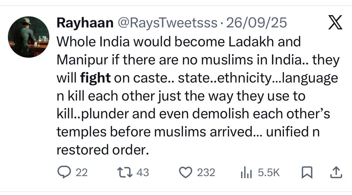 Muslims are keeping Hindus away from a civil war among themselves.. UGC law is just trailer.