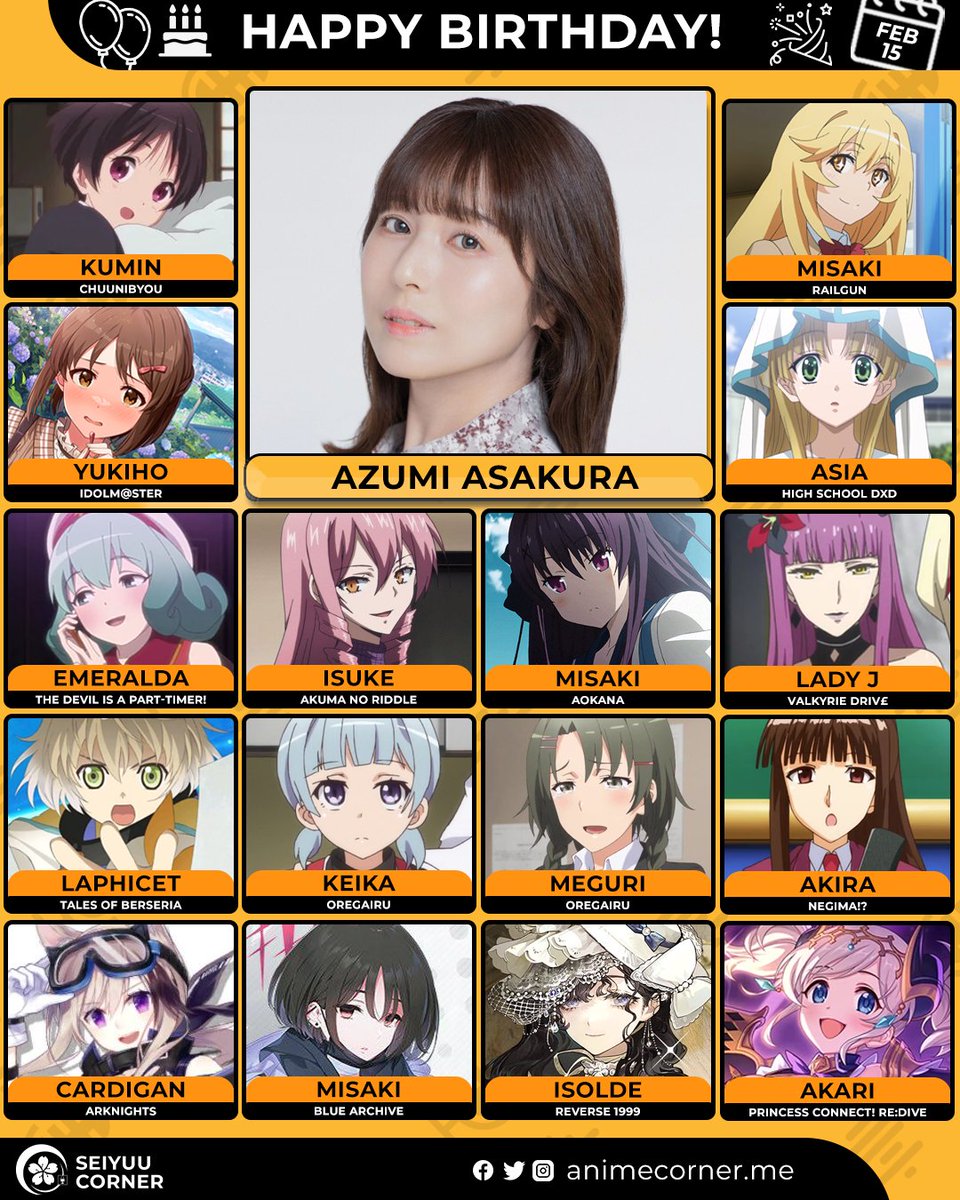 Happy birthday Azumi Asakura! 🎉

#AzumiAsakura #浅倉杏美 #浅倉杏美生誕祭2026