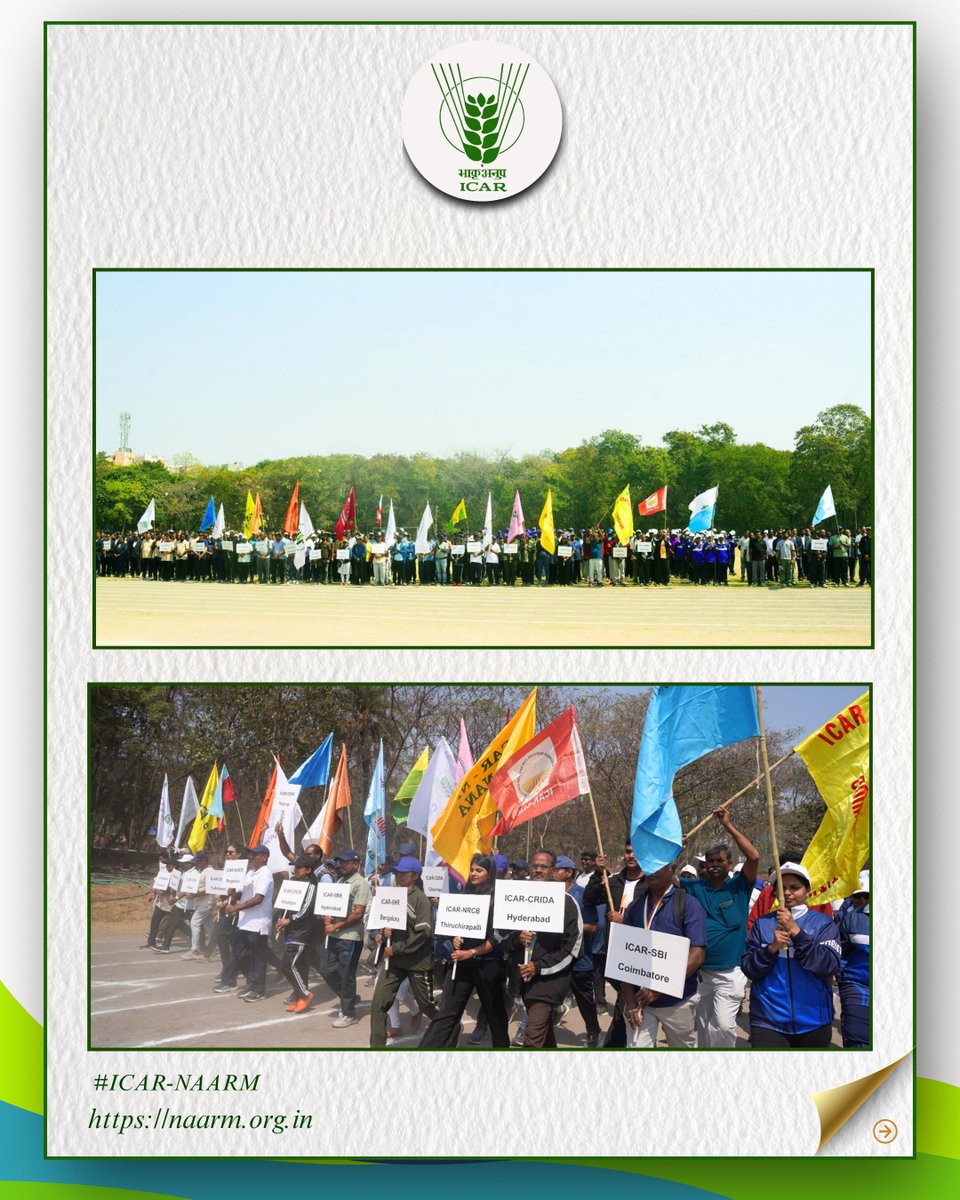 NaarmIcar's tweet photo. ICAR South Zone Sports Tournament closing ceremony was held on February 13, 2026 at RSC grounds Secunderabad. 
@icarindia 

#ICARSouthZoneSports #ICARSports2026 #TeamICAR #Sportsmanship #InstitutionalExcellence  #ICARCMFRI
#NIVEDI #CPCRI #YSRHorticulturalUniversity https://t.co/VzwqofFw3s