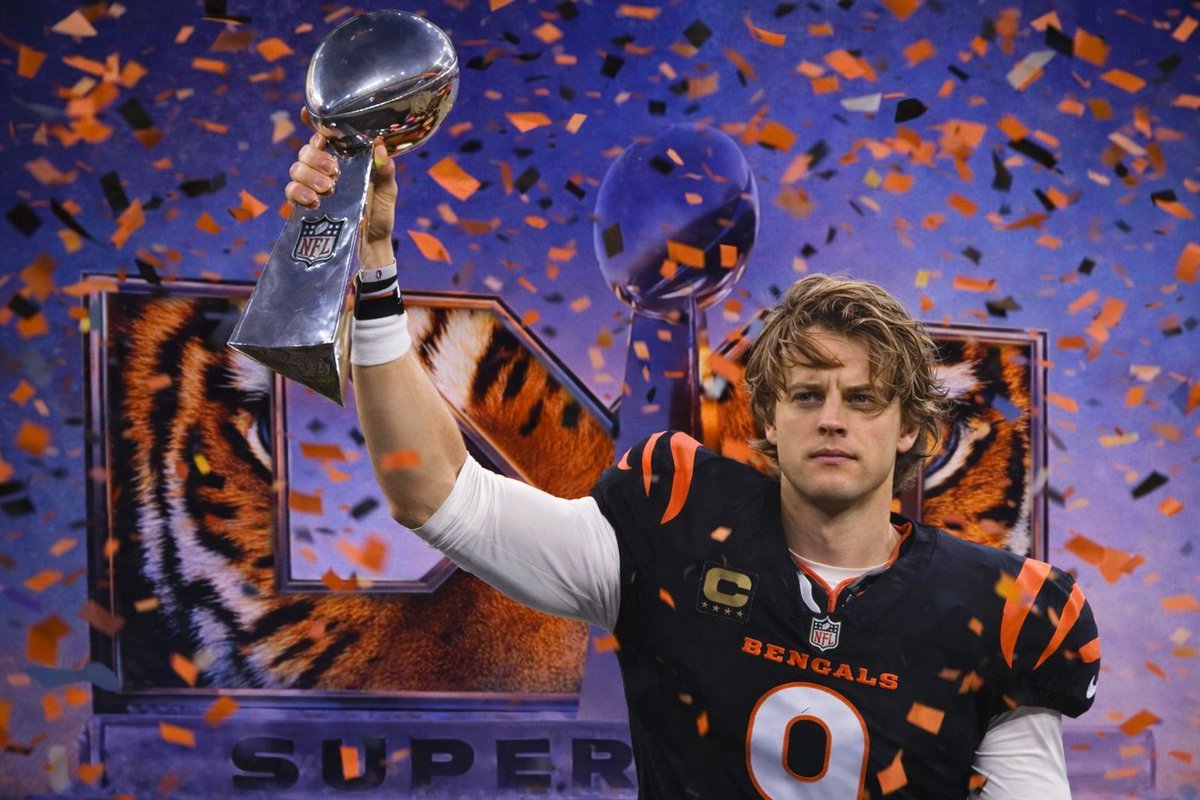 Jennife45487237's tweet photo. ONE year #Bengals Fans, are you READY?
@Bengals @JoeyB #RuleTheJungle #WhoDey 

One year from today: Super Bowl LXI, February 14, 2027, in Los Angeles, on ESPN and ABC. https://t.co/aZ10W94yEB