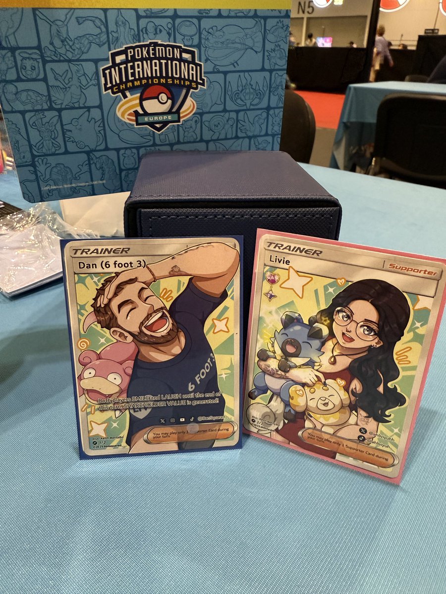 SMILED and LAUGHED on the way to accomplishing my goal of making a Day 2 at a major Pokémon tournament! I went 6-7-1 at EUIC 2026!

Same 60’d with the love of my life for Valentine’s Day! Last March Liv convinced me to go to my first tournament since 2013. I’m so grateful I did!