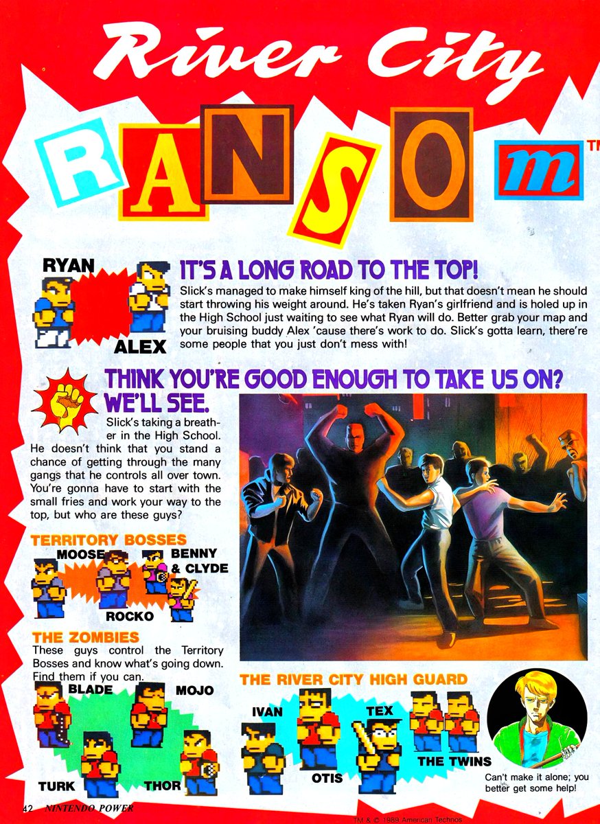 XRPee1983's tweet image. River City Ransom: Is it the greatest beat-em-up on the NES, or are you still just BARFING in the High School?

#Nintendo #NintendoLife #nintendofanart