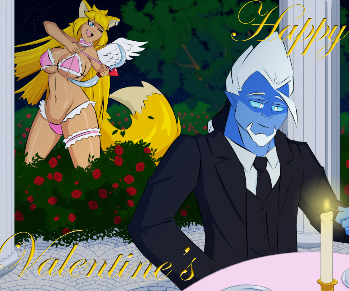 Happy Valentine's day! Zengi and Akitusi both love each other very much but show it in very different ways. (that the other loves a lot!)
#ValentinesDay #HappyValentinesDay #Gnosis