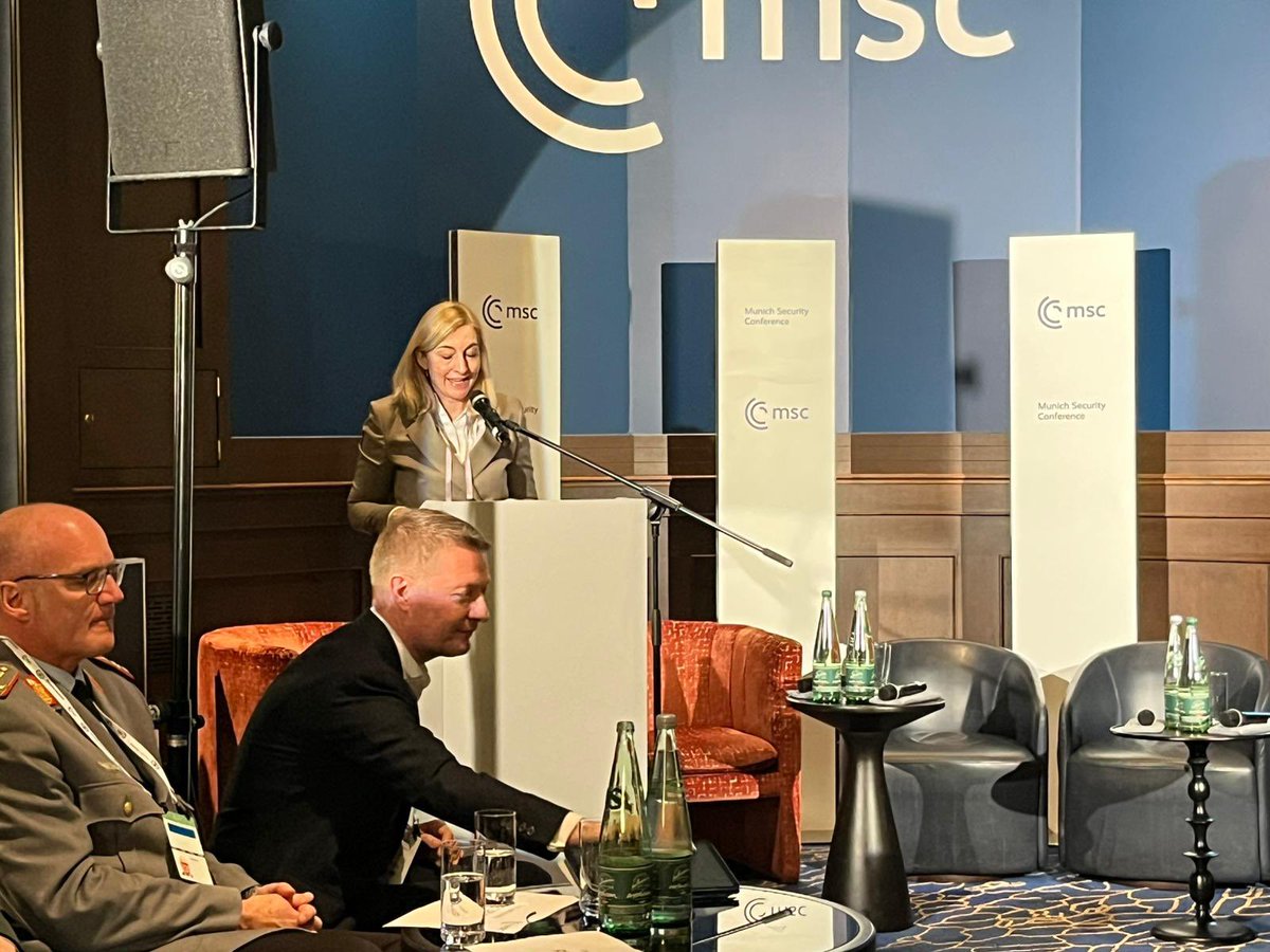 Chikwe_I's tweet photo. “Public health intelligence is not a niche technical function. It is core to national &amp; international security.

At @MunSecConf, @WHO &amp; @BMG_Bund with leaders from health, defence &amp; international discuss how do we detect &amp; contain health threats before they destabilise societies. https://t.co/nDVBYcSHHq