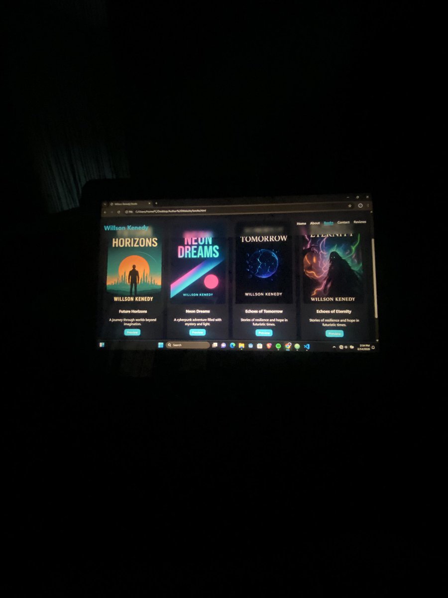 dev_abdul_azeem's tweet image. Day 2️⃣ of #100DaysOfCode 

Building projects before learning React.

Today I built:
✅ Homepage
✅ About page

Built so far:
✅ Book page
✅ Contact page
✅ Homepage
✅ About page

Project: Author Website 

Next: Review &amp;amp; Preview pages 

#BuildInPublic #WebDev #CodingJourney