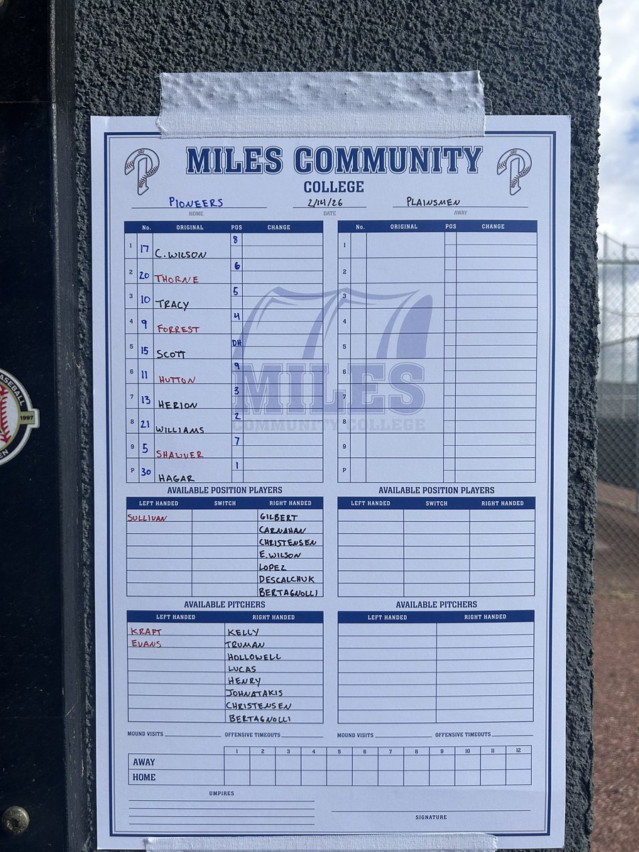 Miles CC Baseball tweet media