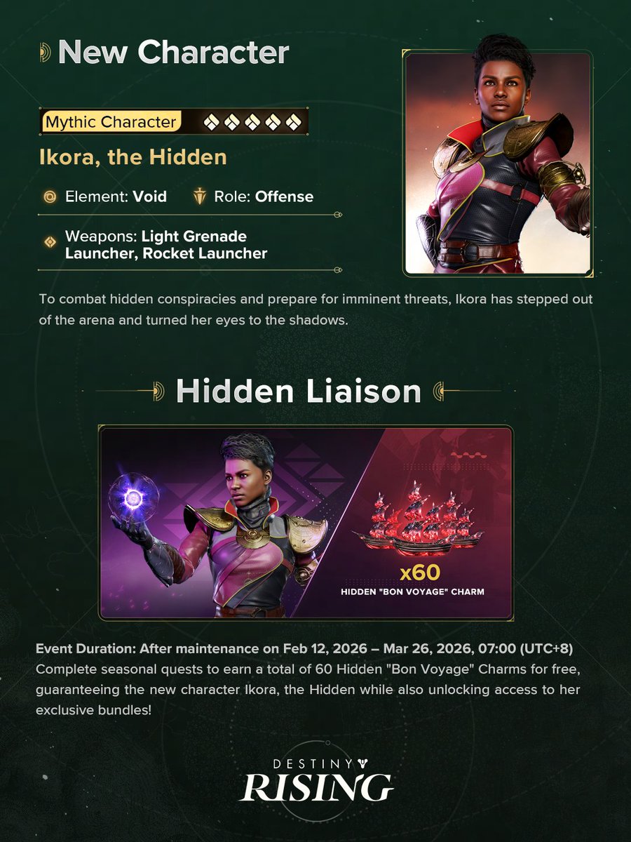 Destiny: Rising tweet media