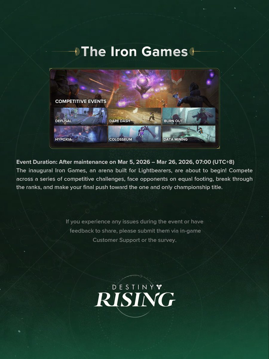 Destiny: Rising tweet media