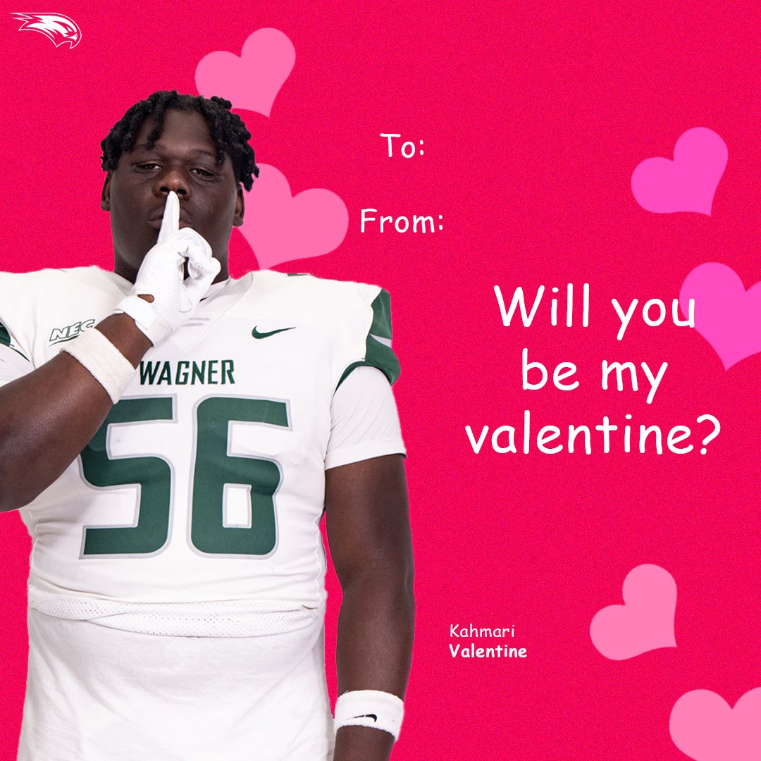 WagnerAthletics's tweet photo. Happy Valentine’s Day, Seahawks! 💕

#LetsFly https://t.co/LLz7qZjDIt
