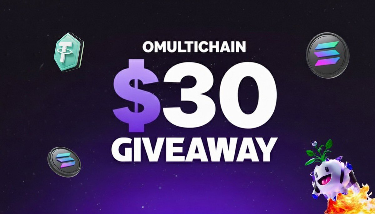 oMultichain's tweet image. Giveaway! 🎉

▫️$30 in $USDT

- follow me and @emittjolts  
- like and RT

ends in 12hrs - good luck 🍀