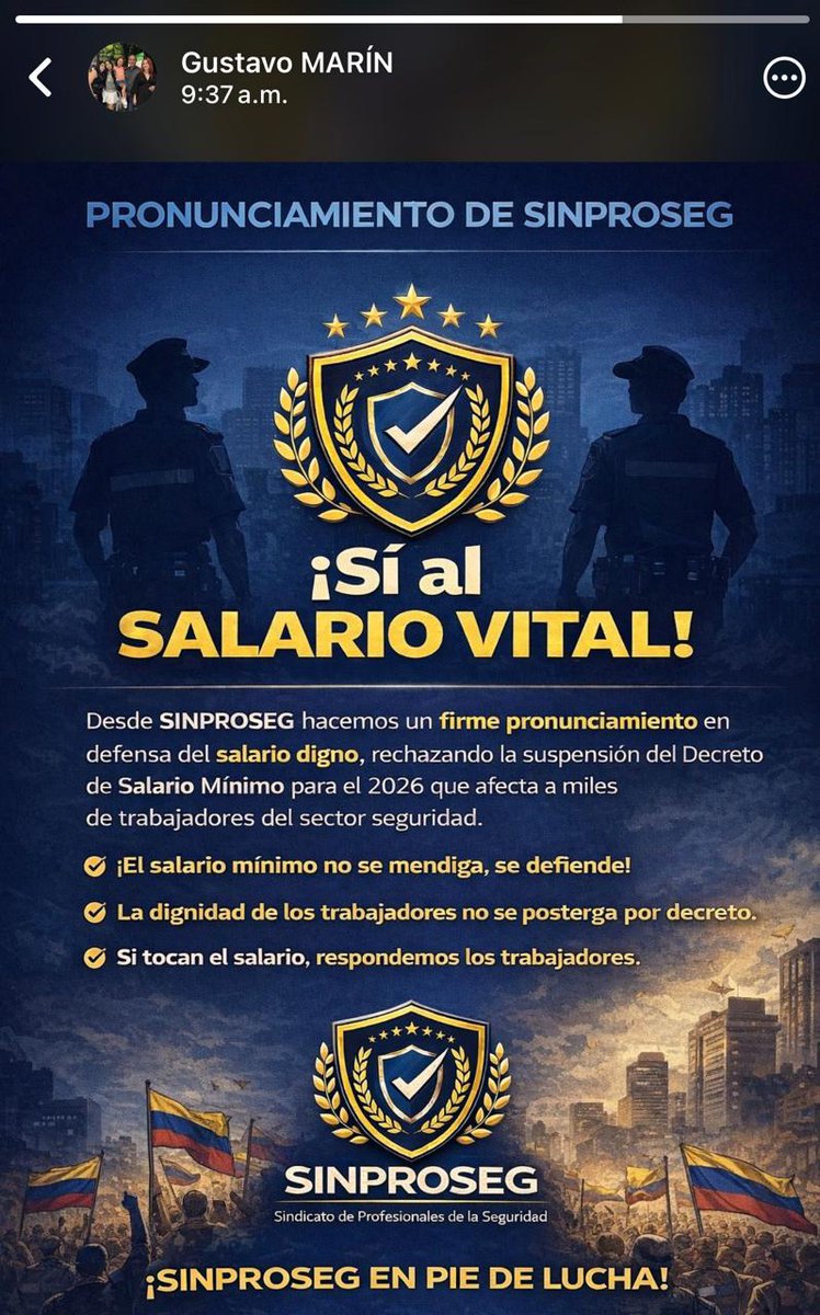 El aumento del salario mínimo escandalizó a muchos <a href="/FenalcoNacional/">Fenalco Nacional</a> , pero en la realidad ese aumento aún no brinda mejor calidad de vida, quién devenga un salario mínimo no alcanza a cubrir la canasta familiar y mucho menos ahorrar <a href="/consejodeestado/">Consejo de Estado</a> <a href="/SenadoGovCo/">Senado de la República 🇨🇴</a>