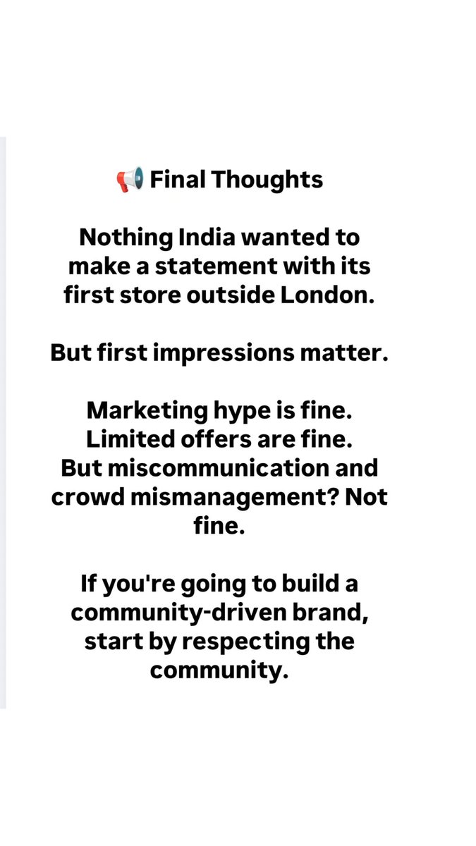Innocent_Ishaan's tweet photo. @AkisEvangelidis @carlpei @AkisEvangelidis  @nothingindia This isn’t about ₹99 earbuds.

If u r going to build a community-driven brand, start by respecting d early supporters &amp; ur community.

What went wrong @ the launch? Can u address?

#Nothing #NothingIndia #IndiraNagar #Bengaluru #Bangalore https://t.co/y15D6ZXGQT