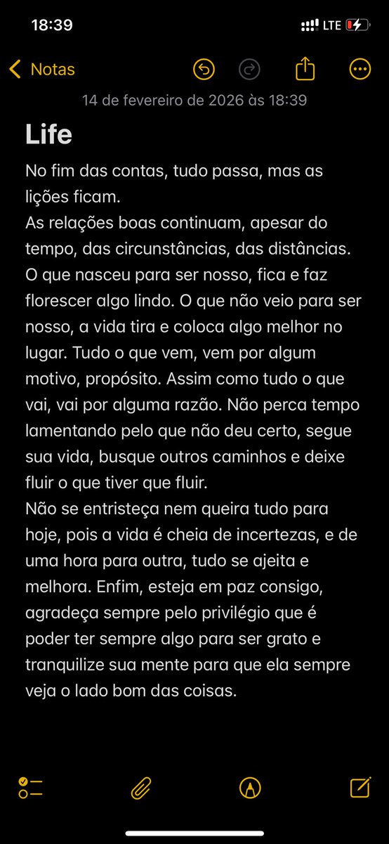 Sobre a vida,  eu aprendi 🫴🏽