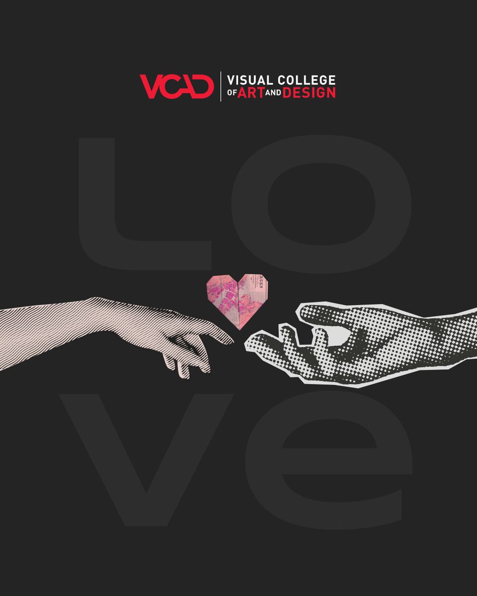VCAD's tweet image. LOVE design.
LOVE create.
LOVE disrupt.

Art is passion.
Design is power.

Fall in LOVE with what moves you.
Happy Valentine’s Day. ❤️

#VCAD #VisualCollegeOfArtAndDesign #LoveForArt #DesignLife