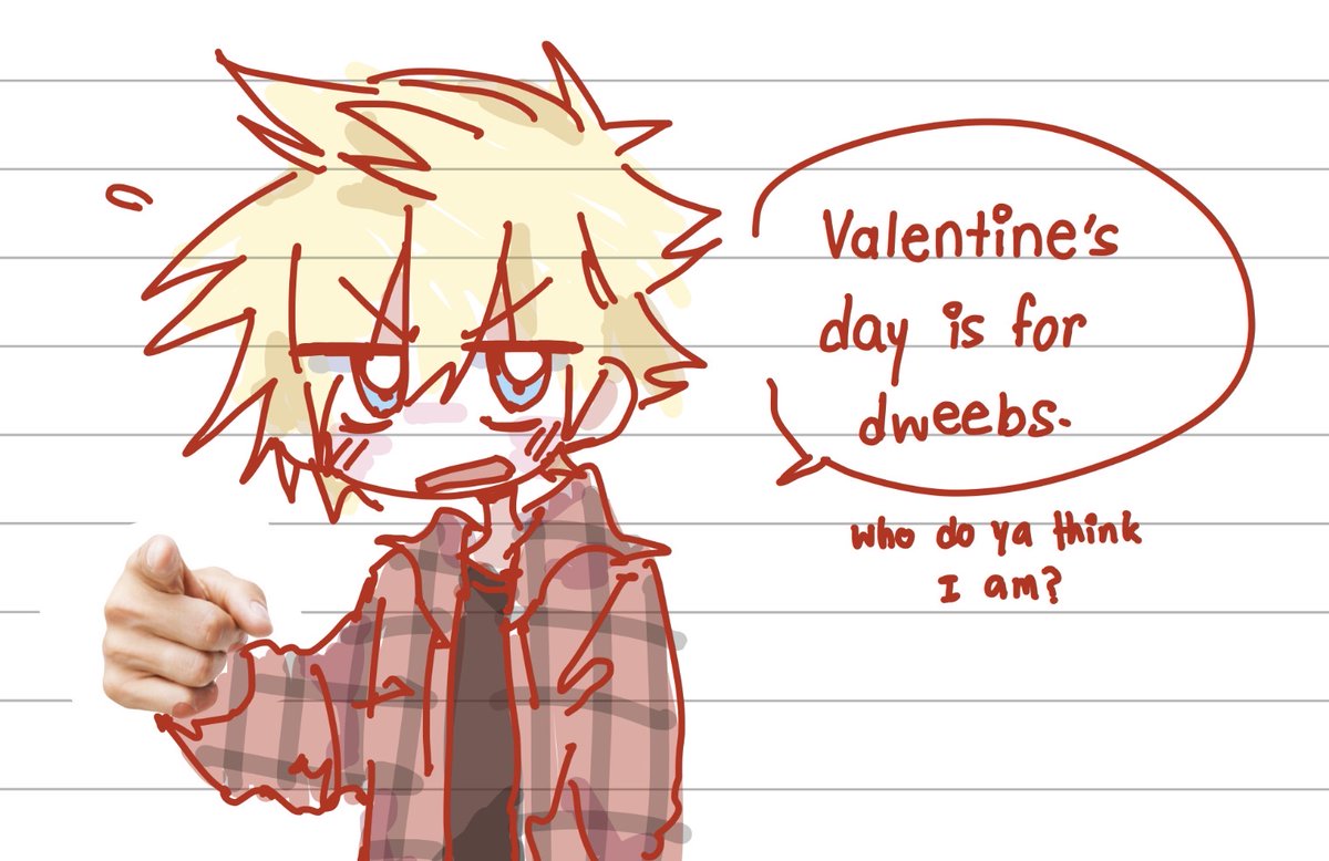 whoisneru_'s tweet photo. A short Valentine’s day comic 🧵

(Happy Valentine’s day, everyone !)

#1 https://t.co/cPV03vMvNT