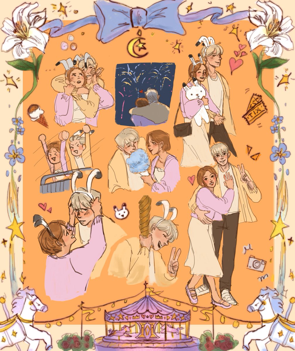 starappletreesa's tweet image. Happy Valentine’s Day! ❤️

For @vinxfx_ 🩷🩷 Thank you, @sayucat98 for hosting, it was so much fun!! 

#cupidsindeepspace #loveanddeepspace #xaviermc