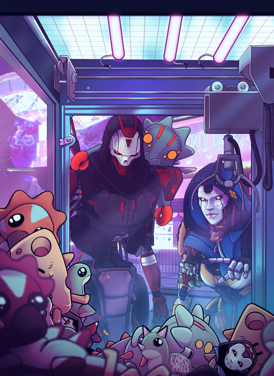 This isn't a date. At all. Nu uh. 
Happy valentine's day, skinbags 

#ApexLegendsfanart #ApexValentineGames