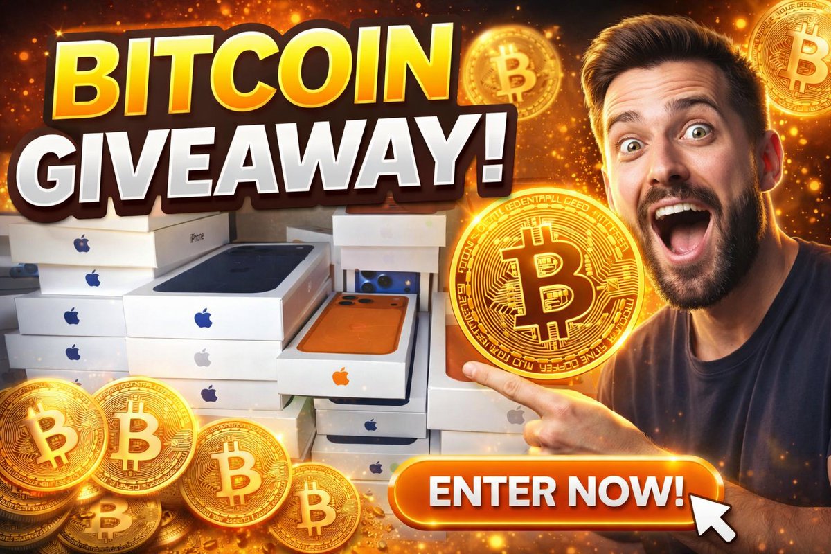 🚨 BIG BITCOIN GIVEAWAY 🚨

We’re giving away FREE BTC + iPhone to our community 🎁

This is your chance to win big.

💰 1 Winner – 500 in BTC From Santoshi Wallet 
📱 1 Winner – Brand New iPhone Company 

How to enter:
1️⃣ Follow <a href="/XYZCryptos/">XYZ Crypto</a> Satoshi Nakamoto 
2️⃣ Like this post
3️⃣