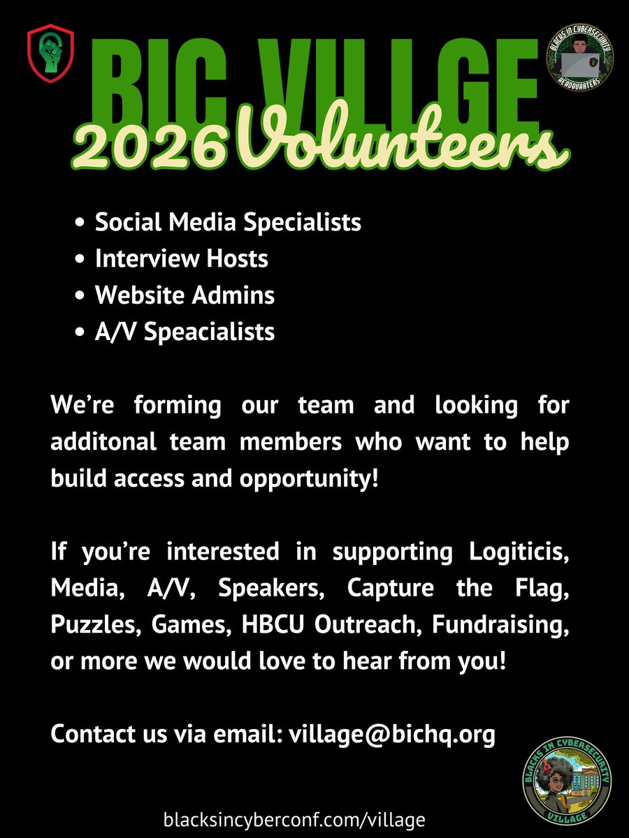 Blacks In Cybersecurity tweet media