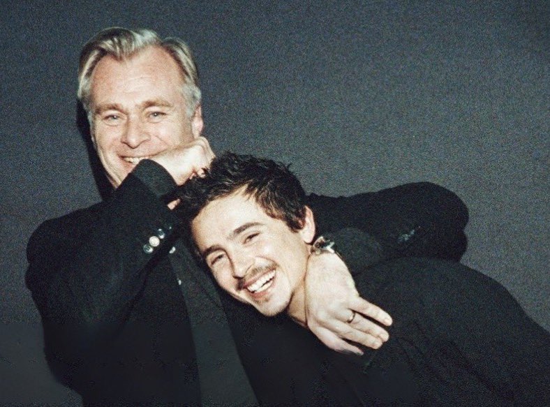 This kind of endorsement from Christopher Nolan means you’re winning the Oscar