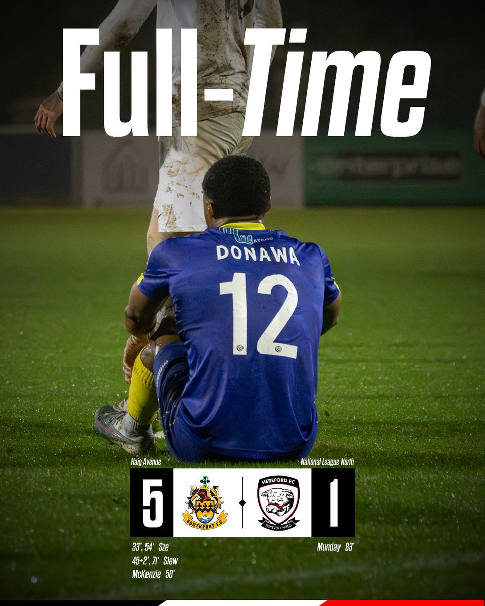 HerefordFC's tweet image. FULL TIME.

#COYW | #OurCity