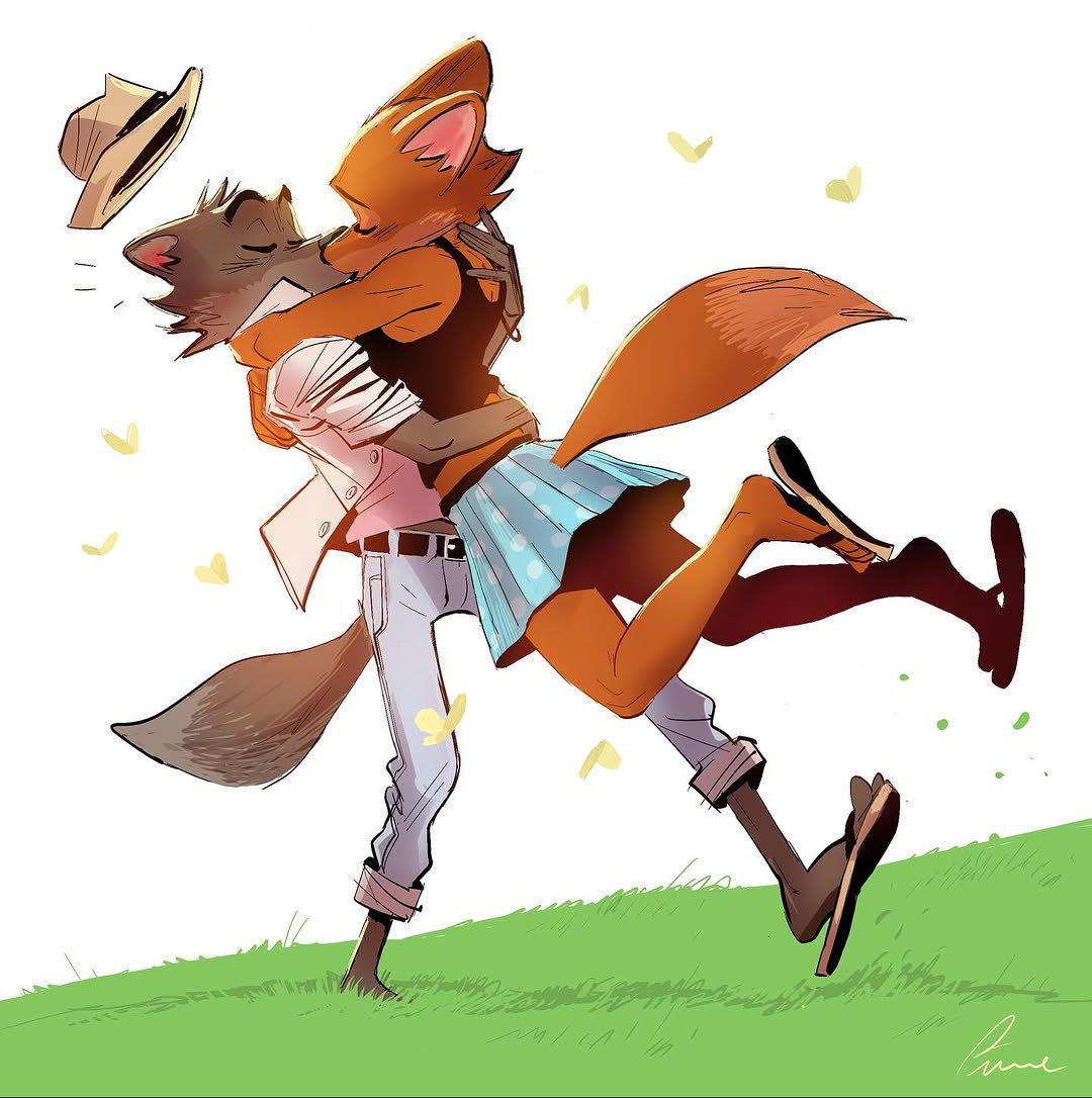 thebadguysnews's tweet image. Happy Valentine’s Day to our favourite couple! 🐺🦊🫶 #TheBadGuys #Wolfington
🎨Pierre Perifel