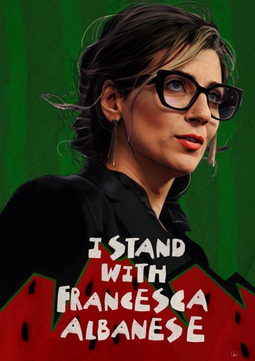 sahouraxo's tweet image. European states have not lifted a single finger against Israel after more than 2 years of genocide.

Yet they rush to viciously attack Francesca Albanese over a fabricated quote.

Why? 

Because she speaks truth to power — and that truth exposes their participation in genocide.