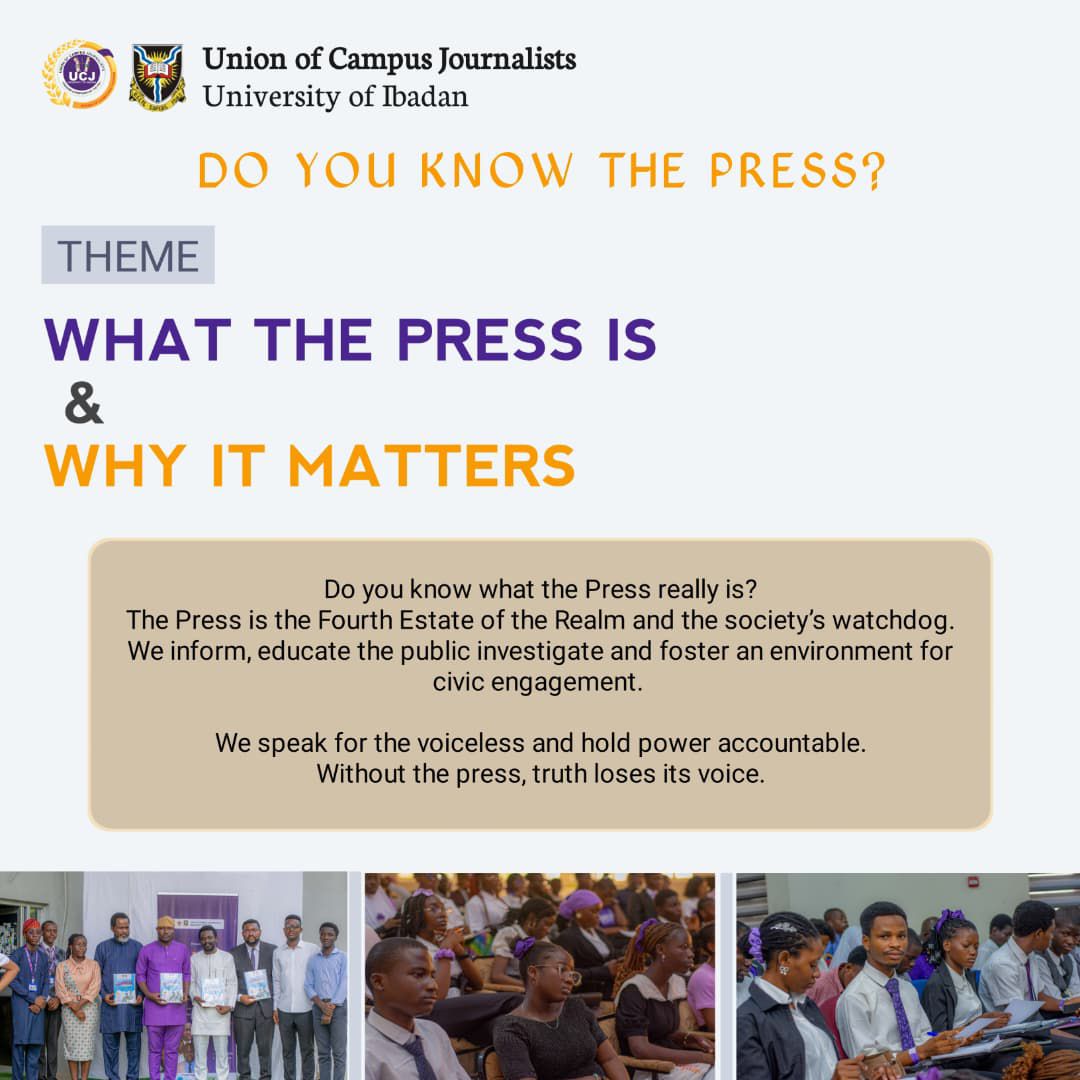UNION OF CAMPUS JOURNALISTS, UNIBADAN tweet media