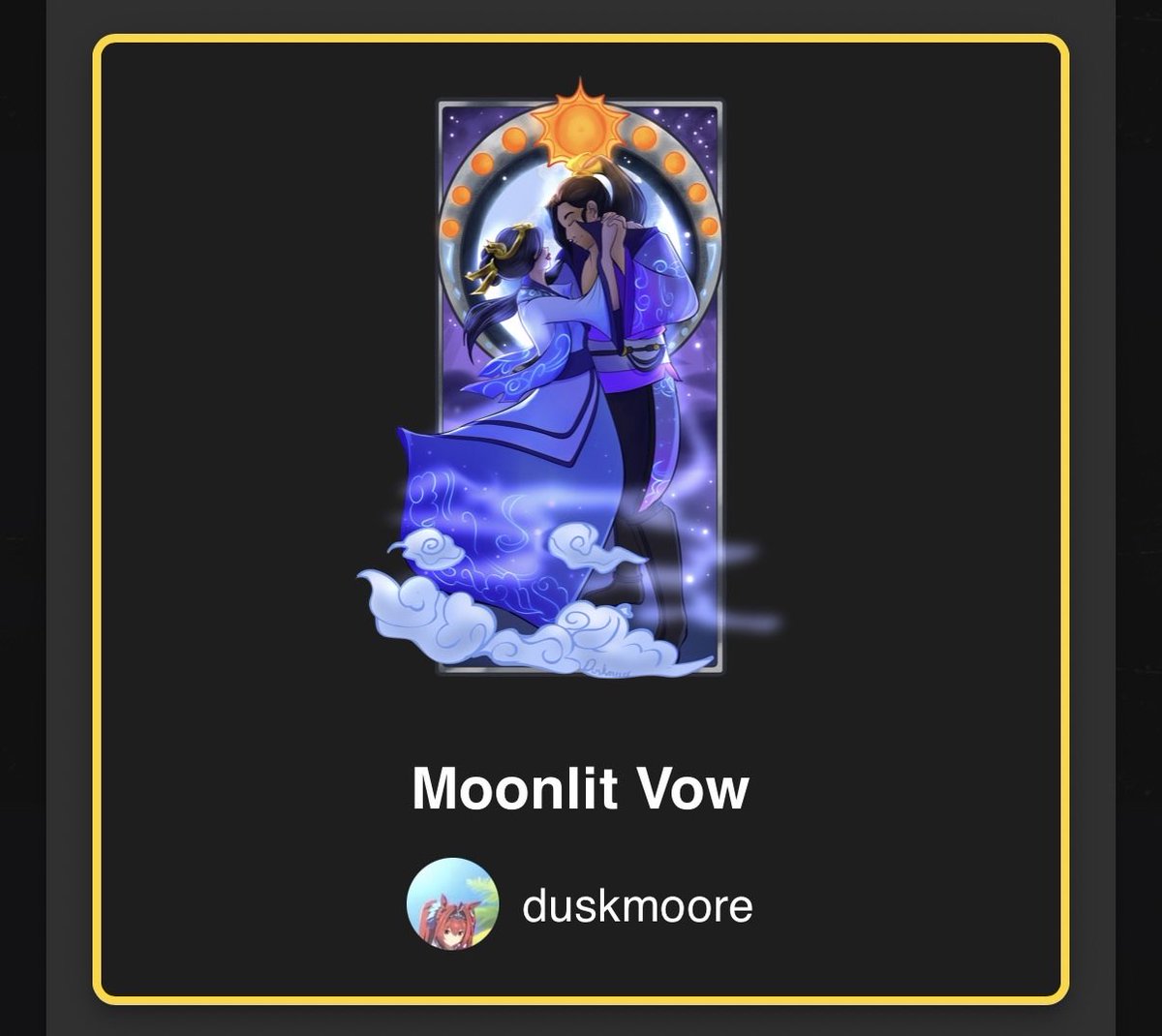 aimathyst's tweet photo. @SMITEGame Plugging my fellow gamer mom duskmoore’s beautiful ChangeYi submission 🫶 https://t.co/Rjka05nk8s