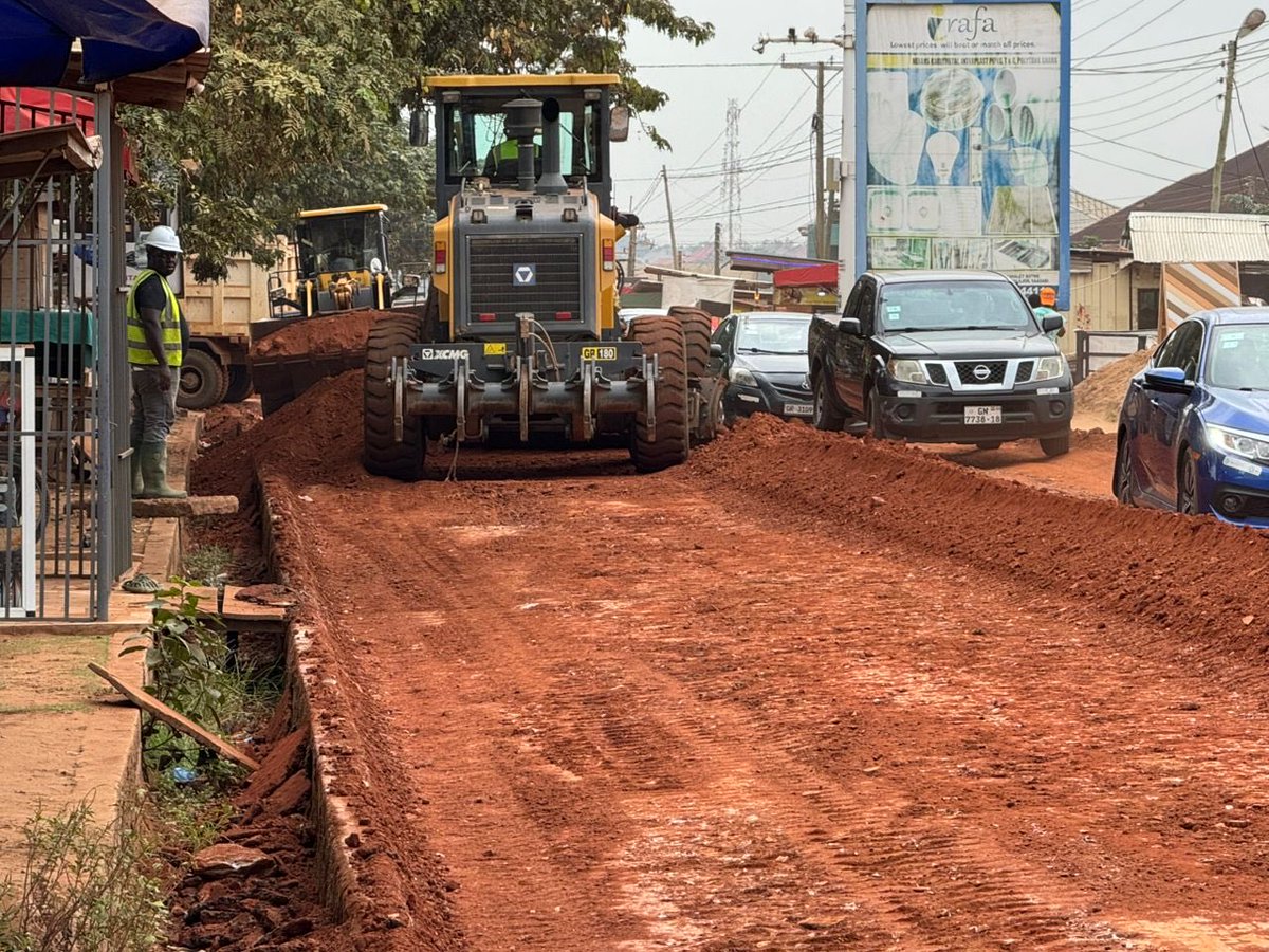 KAgbodza's tweet photo. Works progressing around Pantang … https://t.co/jdoTWs3Vb0