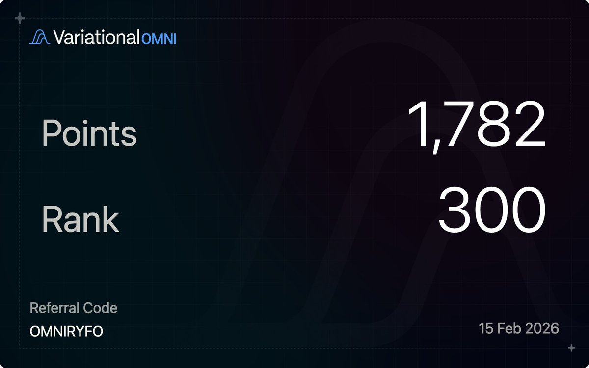another week another <a href="/variational_io/">Variational</a> post

this week OI on Variational bounced back to ~700M, up from ~450M last week, but still down from the peak of 1B+

expect it to get harder again as the market picks back up

consistency will be key