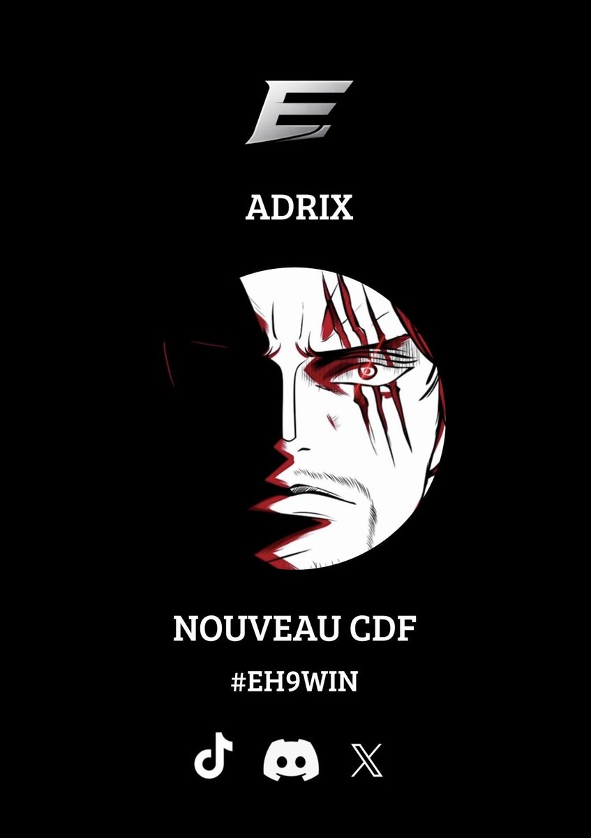 EH9_CDF's tweet photo. • Welcome @FNADRIX 💫
• Nouveau CDF ⚔️ https://t.co/hMMe5UYyjJ
